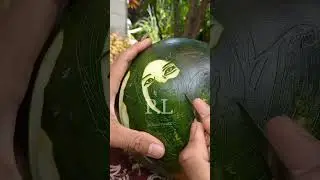 luar biasa !! seni mengukir buah yang indah #fruit #fruits #fruitcutting #fruitcarving