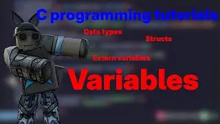 Using Variables in C | Data Types, Structs + Extern Variables