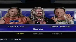 WWE SmackDown! Shut Your Mouth | Christian vs. Raven vs. Jeff Hardy