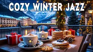 Winter Evening Cafe Jazz ☕❄️ Cozy Coffee Jazz & Smooth Piano for Study, Work & Relax