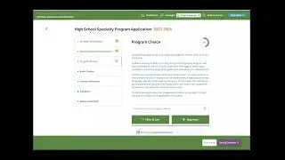 SchoolMint: High School Specialty Program Walk-Through