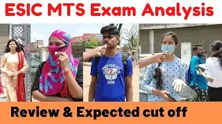 ESIC MTS 2022 Live Analysis & review from center | Students  self given analysis of ESIC MTS Prelims