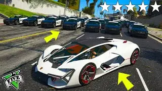 GTA 5 ONLINE 🐷 POLIZIA VS LAMBORGHINI TERZO MILLENNIO !!! 🐷N*183🐷 DAJE !!!