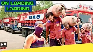 Lpg Gas On Loading Loading Tips Hard Work #newvideo #viral 