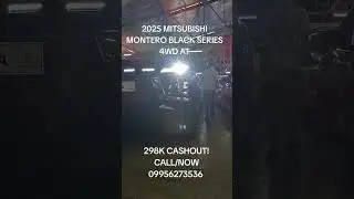 2025 MONTERO BLACK SERIES 4WD AT JET BLACK MICA