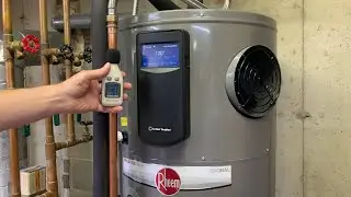 Close look at water leak detection & noise levels of Rheem Prestige Professional Hybrid Water Heater