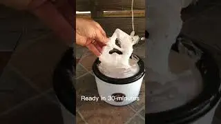 Triple Scoop Premium Ice Cream - Mix to Mixer in under 5 Minutes - Cherry Vanilla