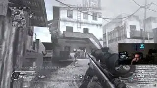 Реакция Scope на удар выше него | Видео с отскоками в Cod4
