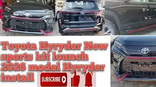 Toyota Hyryder New sports kit 2026 #toyota #hyryder #new #modificition #hybridsuv #grandvitara #car 