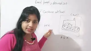 Metric Space : metric space Limit point  and derived set in real analysis with Example