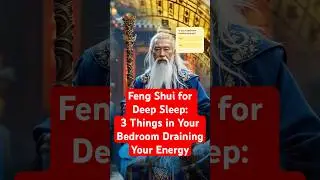 Feng Shui for Deep Sleep: 3 Things in Your Bedroom Draining Your Energy💤 #sleepdeprived #fengshui