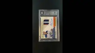 2015 SP Authentic Limited Connor McDavid ROOKIE PATCH AUTO /100 #226 BGS 9 MINT