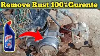 Remove Rust Bike Parts |  زنگ صاف کرنے کا طریقہ | How to remove rust