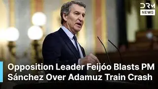 FULL SPEECH: Spanish Opposition Leader Feij&oacute;o Blasts PM S&aacute;nchez Over Adamuz Train Crash | AC1B