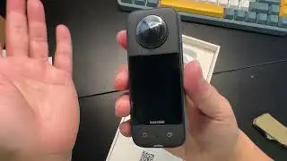 Unboxing insta360 X3 Waterproof 360 Action Camera with 1/2
