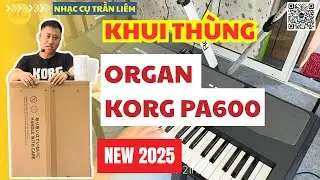 Tran Liem Music Instruments Unboxes a New 2025 Korg PA600 Organ in Ho Chi Minh City with Mr. Thi.