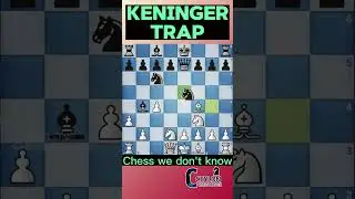 Best Chess Trap! Kieninger Trap in Budapest Gambit#chess #shorts