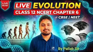 Evolution : Survival of the Fittest by Pallab Sir | NCERT Chapter 6| Class 12 | Board Exam 2026
