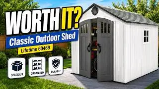 Lifetime 60469 Outdoor Storage Shed &ndash; Ultimate Backyard Storage Solution