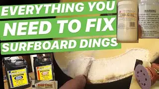 EVERYTHING you need to FIX Surfboard Dings + The start of my journey to shape surfboards!