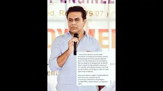 Telangana Minister KTR talks about Vizag Steel Plant Again