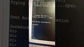 Telnet Lab theory #cisconetworks #networkdiscovery