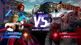 MARVEL VS. CAPCOM: INFINITE Black Widow & Morrigan Playthrough