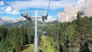 Discesa integrale estiva Cabinovia Leitner Piz Seteur   Val Gardena