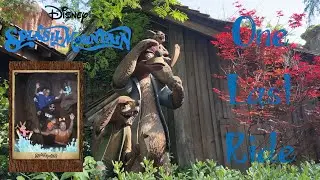 Last ride on Splash Mountain at Disneyland #disneyland #splashmountain #disney
