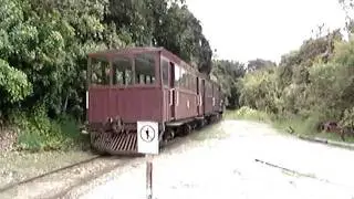 L CLASS LOCO DRIVING PAST ON THE SHANTYTOWN BUSH TRAM
