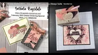 Love You Always Suite featuring the Wild Roses Background Stamp