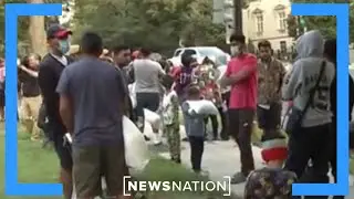 Migrants dropped of at VP Harris residence | Morning in America