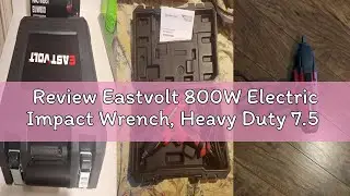 Review Eastvolt 800W Electric Impact Wrench, Heavy Duty 7.5 Amp Corded Max Torque 450 Ft-lbs 3400 RP