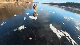 French Fitness Frenzy by Ai Accident accompanied by cross-country ice skating with the dog Cleo
