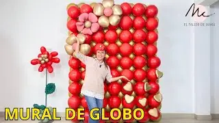 Cómo hacer un mural de globos para el dia de las madres. 🥰💐💖