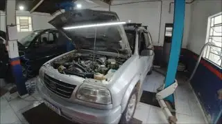 tracker 2001 RF era  um vazamento de olio e tivemos que revisar todo o motor parte#3