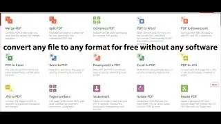 convert  pdf to word without software | word-pdf | merge pdf | jpg-pdf |