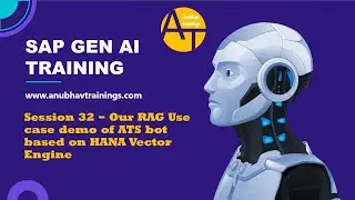 32 SAP Generative AI &ndash; Real-Time RAG Use Case Demo | ATS Bot on SAP BTP
