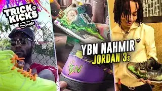 БЕЗУМНЫЕ кастомы Рика и Морти для YBN Nahmir! Сиерато выложился по полной в этих Jordan 3 😱