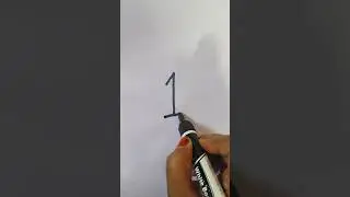 1 to flower drawing #art #drawing #numbers #drawingtutorial #flowers#shortvideo  #drawing4kids