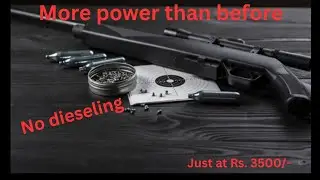How to make a break barrel air rifle more powerful | No dieseling