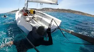 Sun, wind, and insane waters - capsizing is a must