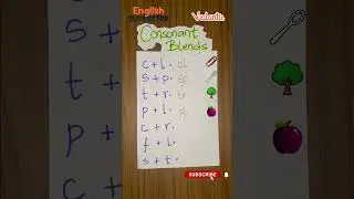 What are CONSONANT BLENDS? | Phonics | English #englishteacher #consonants #blends