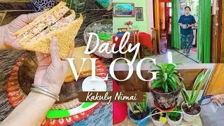 A Simple Start: Veggie Sandwich 🥪 & Plant Care Routine🪴