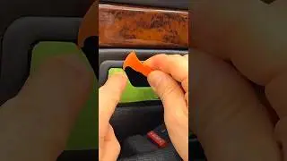 Audi V8 Interior Handle Chrome Delete &rarr; Copper Wrap DIY 🛠️✨