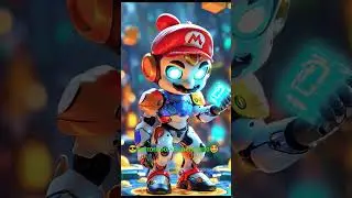 Astro Robot &times; Mario Fusion 😱 Space Power Jump! | Ultimate Game Crossover 🚀🍄#Shorts#Viralshorts#super
