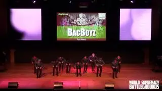 BACBOYZ | 2nd PLACE | OPEN DIVISION | WSB 2014