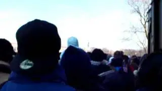 Obama speech inauguration - listening on the Sylvan Theater near the Washington Monument