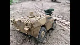 Scratch build Fennek 1/16 modell hobby spiel Leipzig 2022 #rc #bundeswehr #funny #military