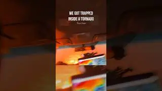 Мы оказались в ловушке внутри торнадо #торнадо #преследованиешторма